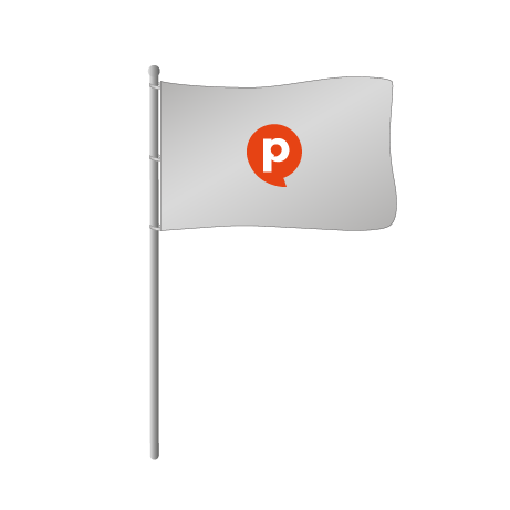 Hissflaggen | B 150 cm x H 100 cm | einseitig bedruckt