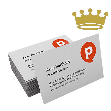 Visitenkarten | Softtouch + UV-Lack | einseitig